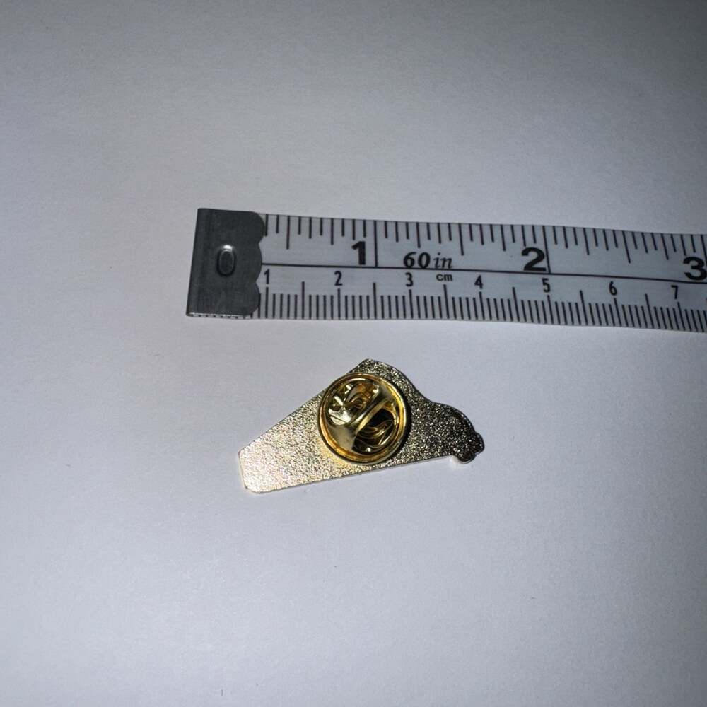 Harp Instrument Pin Brooch - Picture 2 of 2